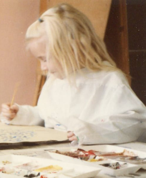 Childhood Kate Painting