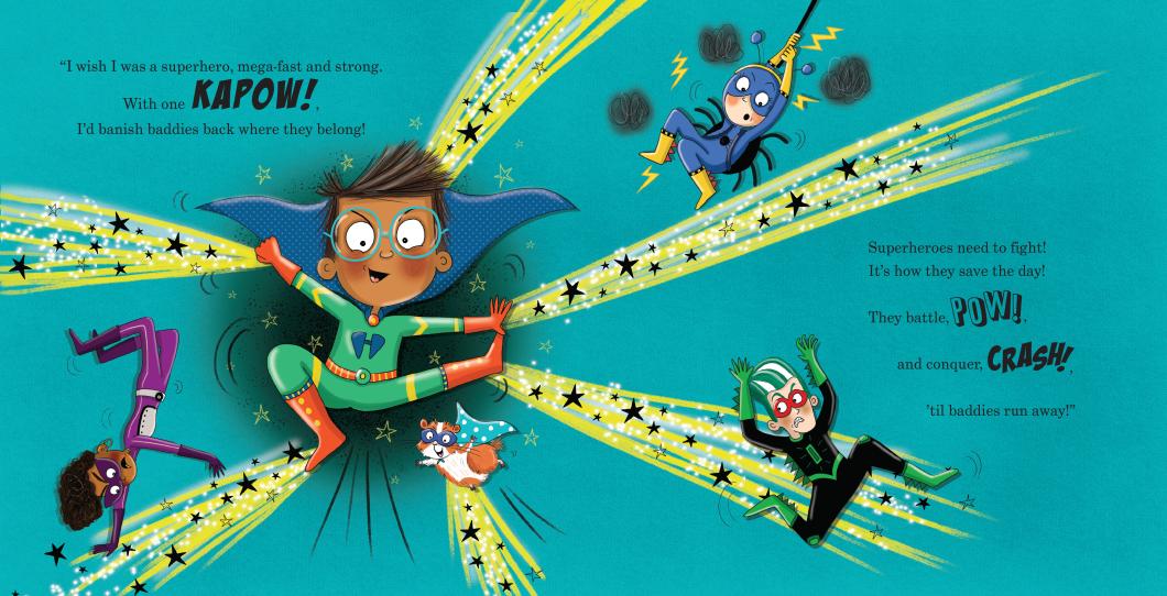 Page 3-4 Spread 2 Superheroes Always Fight Back
