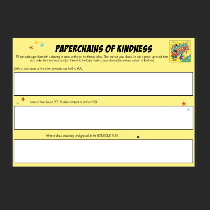 Paperchain of Kindness Activity Paperchain of Kindness Activity