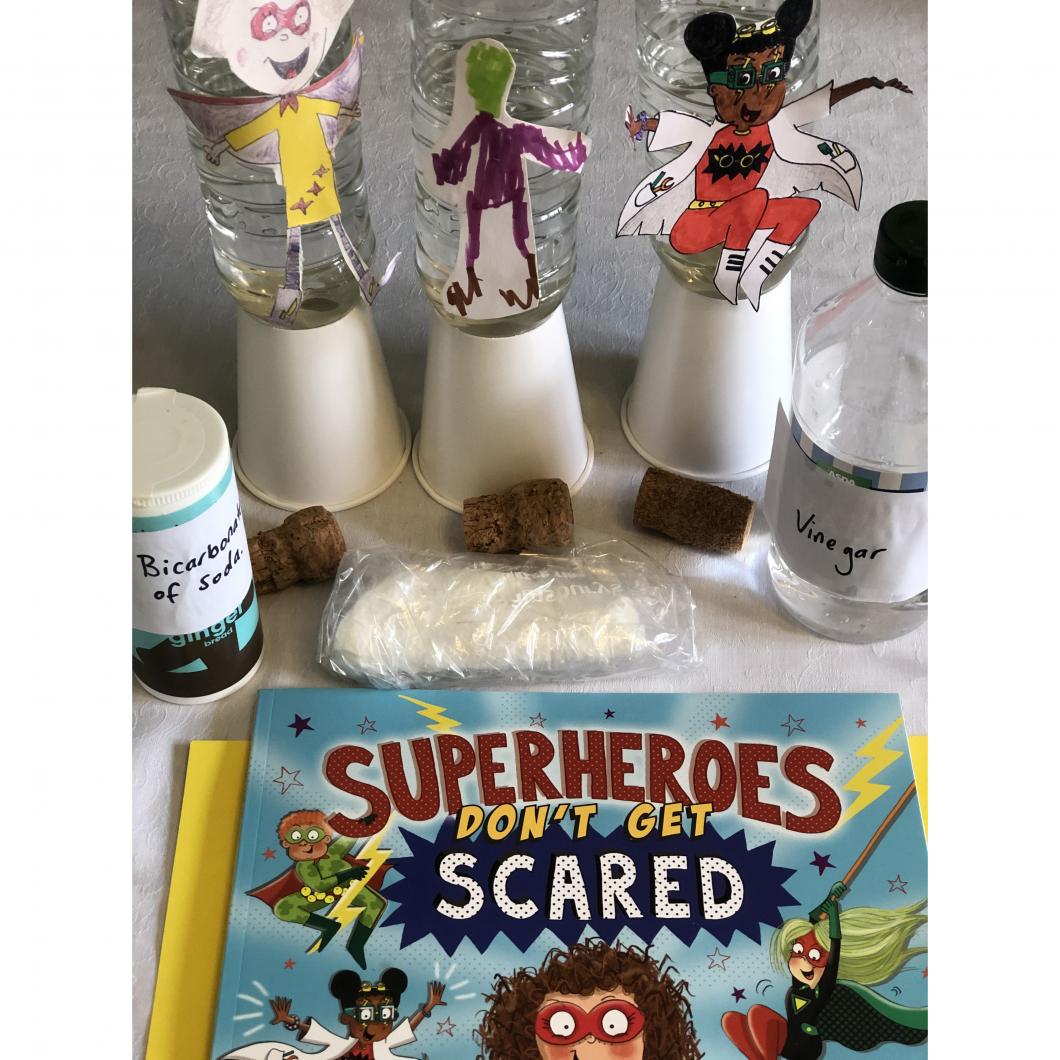 Superhero Bottle Launcher Activity Bottle Launcher Experiment