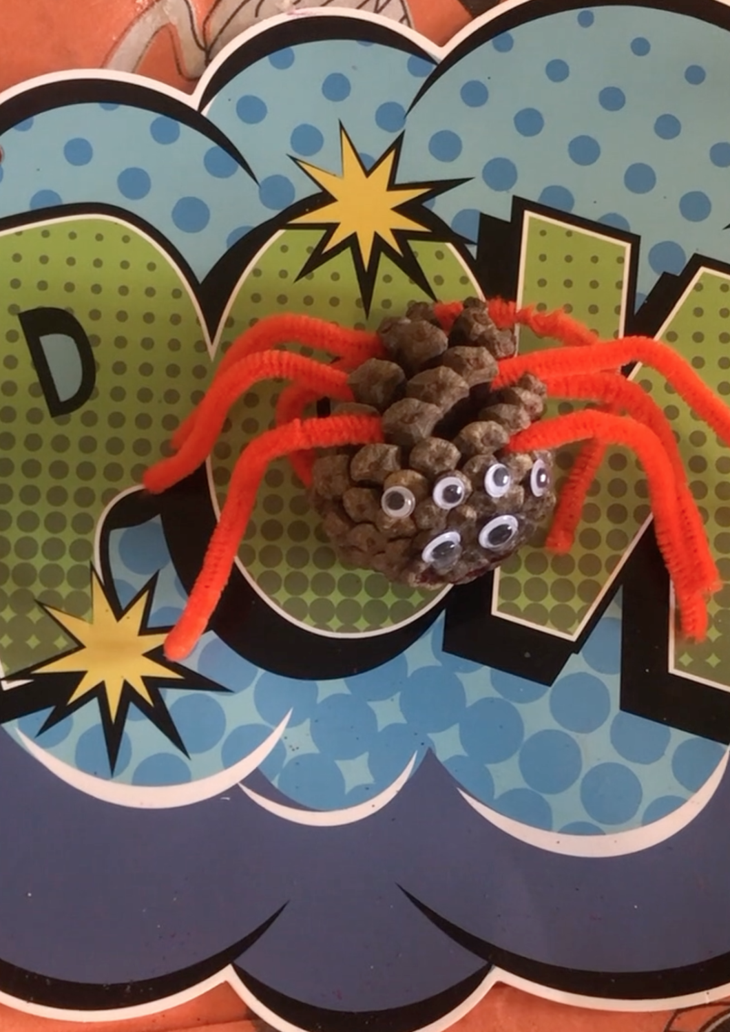 Make Your Own Pinecone Spider